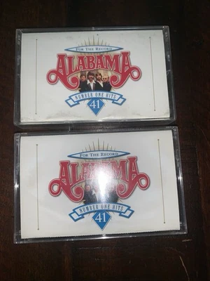 Alabama For The Record 41 Number One Hits Cassette 1 & 2 Tapes 1998 EX/VG+ - Image 1 of 4