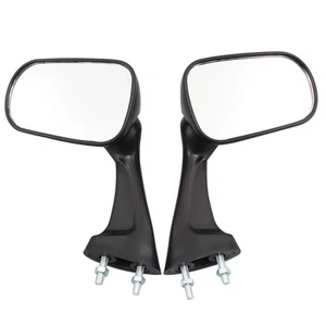 Front Black Rearview Mirrors ABS Fit For Honda CBR250RR CBR400RR NSR250R VFR400 - Imagen 1 de 18