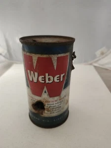 Rare! Blue Weber Special Premium Bock Beer Can Waukesha Wisconsin WI  - Picture 1 of 6