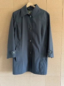 Fuchs Schmitt Trench Coat Size 14 Navy Goretex Waterproof Smart Lightweight - Picture 1 of 12