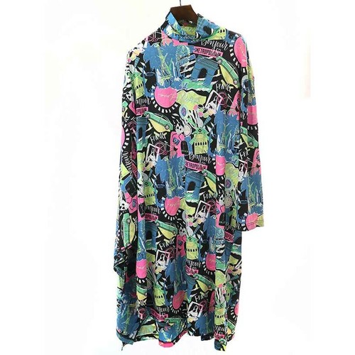 Abito BALENCIAGA 20SS stampa città cotone misto XS usato0