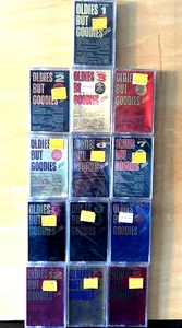 13 Lot SEALED Cassettes OLDIES BUT GOODIES Vol 1-9 & Vol 11, 12, 14 15 ART LABOE - Imagen 1 de 14