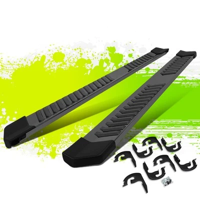 6" Black Stainless Steel Step Bar Running Board for Ford F150 Crew Cab 04-14 - Image 1 of 4