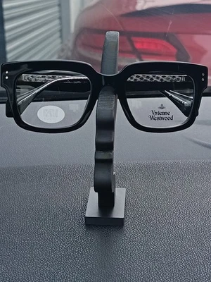 Vivienne Westwood 29 Black Square Eye Glasses Glossy Black Frame - Image 1 of 4