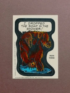 1975 Topps - Marvel Comic Book Super Heroes Sticker - MAN-THING - Picture 1 of 5