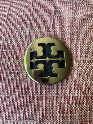 New Tory Burch Replacement Medallion Cut Out T-Logo Gold Tone - Image 1 of 2