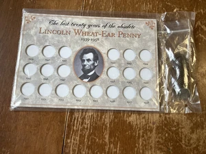 Letzte 20 Jahre Lincoln Wheat Pennies 1939-1958 – versiegeltes Sammler-Set zum Selbermachen - Bild 1 von 3