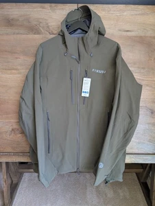 Kuiu Kutana Storm Shell Hunting Jacket Men XL Green Waterproof Hooded Zip-Up NWT - Picture 1 of 3