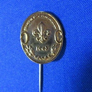 Boy Scout 1963 11º Jamboree Mundial Mondial Grecia Palo Pin Color Dorado 2511C1 - Imagen 1 de 5