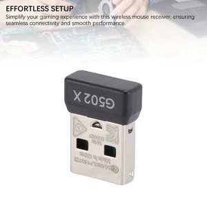 USB Dongle Mouse Receiver Stable Connection Compact USB Mouse Adapter For - Picture 1 of 24