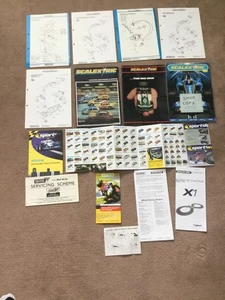 Various Scalextric Catalogues Service Sheets leaflets Bundle Job Lot - Picture 1 of 18