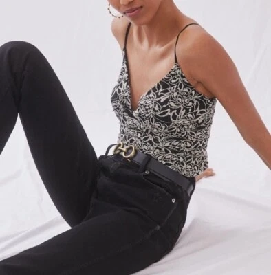 Dolan Anthropologie Top Left Coast Cut Out Lace Crop Blouse Women Sz M NWT $78 - image 1 of 4