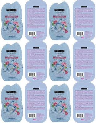 面膜面膜保湿冰川水粉红色牡丹弗里曼旅行 6 Pak — 第 1/2 张图片