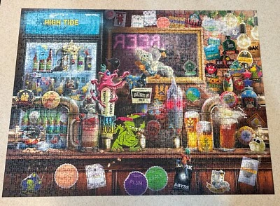 CRAFT BEER BONANZA (Ravensburger) -- 1500 Piece Jigsaw Puzzle -- Complete - Image 1 of 4