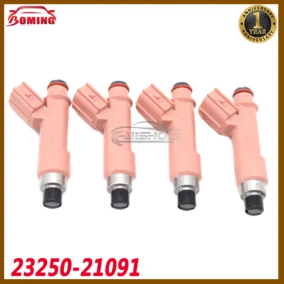 Juego (4) Inyector de Combustible 23250-21091 Para Toyota Prius C 2012-2016 2325021091 Foto 1 de 4