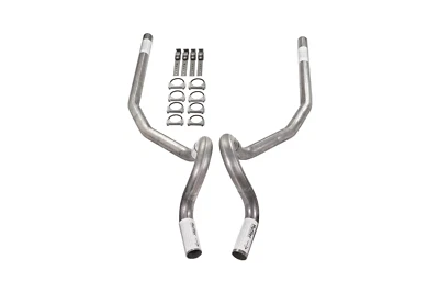 78-88 GM G Body Car 2.5" Dual Exhaust Kit No Muffler Rear Exit No Tip - Image 1 of 2