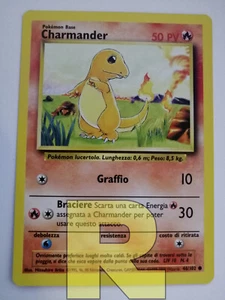 Charmander Base Set 46/102 Common Pokemon Italian EX - Picture 1 of 8