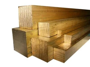 Brass Square CZ121 - 5/8" (15.8mm) x 300mm - Picture 1 of 1