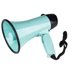 Portable Megaphone Bullhorn 20 Watt Power Megaphone Speaker Voice An - Picture 1 of 6