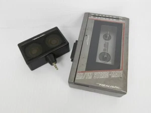 Realista reproductor de cassetes de radio AM-FM SCP-24 más altavoz - para piezas/reparación - Imagen 1 de 16