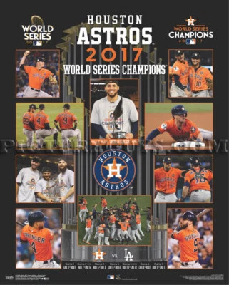 Houston Astros 2017 World Series Championship Picture Plaque - Image 1 of 3