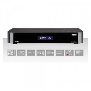 IMPERIAL HD 7I TWIN HDTV SAT RECEPTOR SATELITAL USB GRABACIÓN PVR LISTO SAT>IP - Imagen 1 de 9