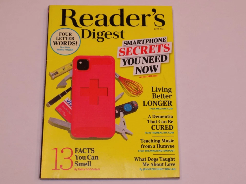 Reader's Digest Magazine June 2021 Smartphone Secrets Living Better Longer Music - Image 1 of 1
