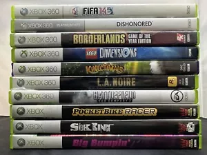 Lote de 10 juegos para FIFA 14 Dishonored Borderlands Kinectimals Battlefield - Imagen 1 de 6