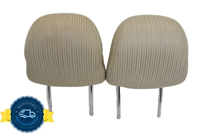 Toyota Venza 2009-2016 reposacabezas asiento delantero beige tela izquierdo y derecho OEM Foto 1 de 4