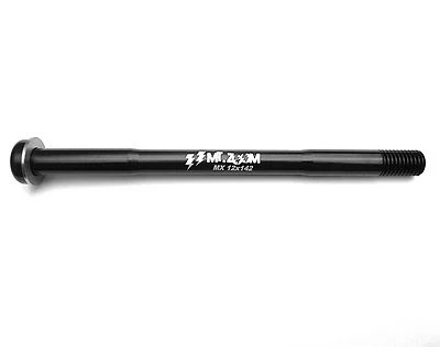 MT ZOOM Ultralight MAXLE style REAR THRU AXLE - 12mm x 142mm BLACK 39g T8 - Image 1 of 4