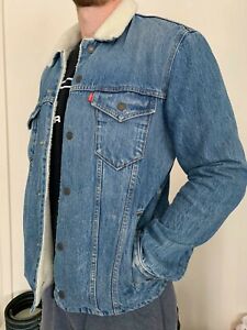 levis denim wool jacket