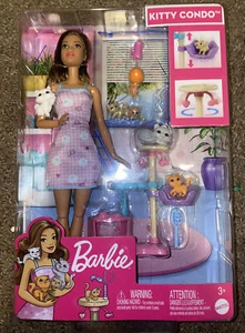 Barbie Kitty Eigentumswohnung Puppe und Haustiere Spielset Brünette Puppe 3+ Neu - Bild 1 von 5