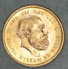 Netherlands 1877 10 Gulden Gold Coin