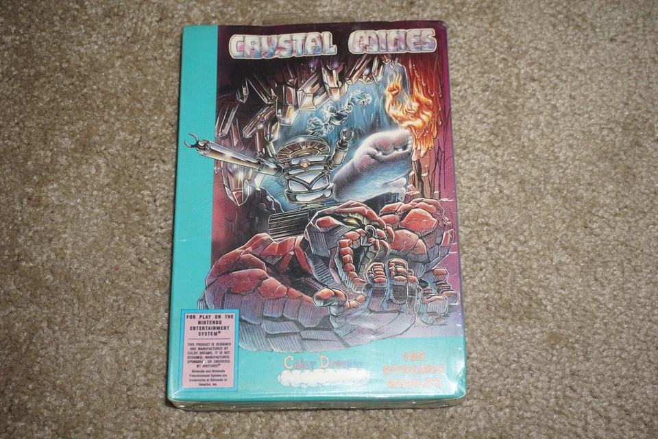 Crystal Mines (Nintendo NES) NEW Factory Sealed US Release - Image 1 of 4