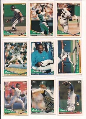1994 Topps Baseball Trading Cards U Pick / Choose from List #s 501 - 790 / mb33 - Image 1 of 4