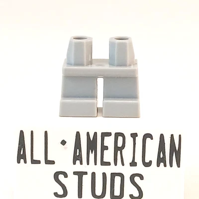 LEGO Minifigure Light Bluish Gray Short Legs Plain Hobbit Pants Dwarf Parts - Image 1 of 4