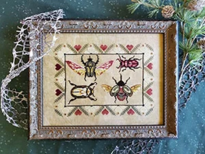 Bevy Of Festive Beetles~Artsy Housewife - Picture 1 of 1