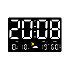 Multifunktionaler Farbbildschirm Wetterstation Uhr Thermometer mit Alarm