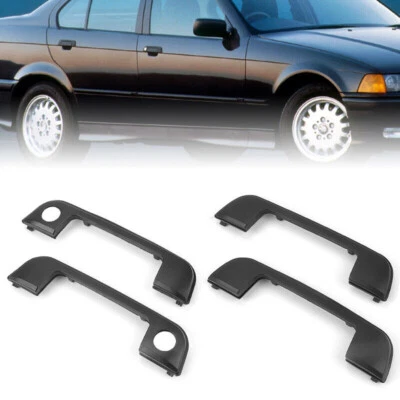 4Pcs Durable Handle Cover & Rubber Pad For Bmw E32 7-Series 1986-1994 Part - Image 1 of 4
