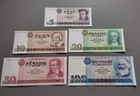 Banknoten 5-100 Mark 1971-75 Kassenfrisch 