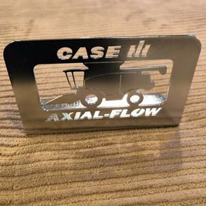 Case IH Axial-Flow Combine, Grand Island Plant, Laser Cut Metal Desk Plaque  - Bild 1 von 3