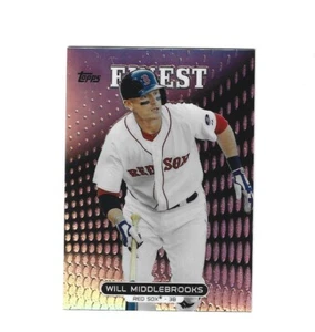 2013 Finest Refractors #29 Will Middlebrooks BOSTON RED SOX - Foto 1 di 1