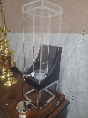 Dispensador de bev de madera de ceniza para restaurante de 3 galones base de metal con núcleo/hielo de infusión  Foto 1 de 4