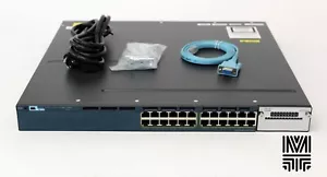 Cisco WS-C3560X-24P-L Catalyst 3560-X 24-Port GE PoE mit C3KX-PWR-715WAC - Bild 1 von 3