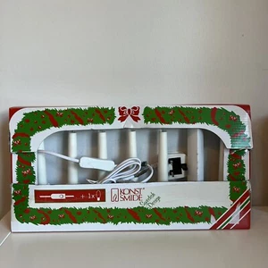 Konst Smide Light Christmas 7 Candle Flat White Vintage Festive Decoration New - Picture 1 of 13