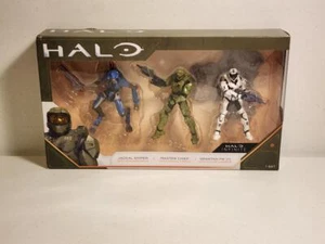 Halo Infinite 3 Figuren Pack - Jackal Sniper, Master Chief Spartan MK VII NEU! - Bild 1 von 4