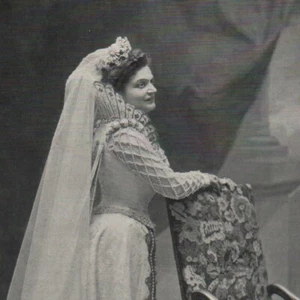 Frau Chrétien-Vaguet - - Académie Nationale de Musique - Pressestich 1903 - Bild 1 von 2
