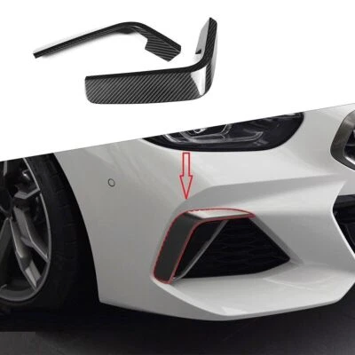 Cubierta divisor de parachoques delantero de fibra de carbono seca real para BMW Z4 2017-20 Foto 1 de 4
