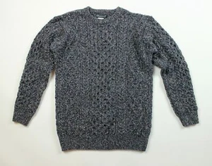BRAND NEW- Ireland's Eye Carraig Luxe Aran Pullover- Navy Marl- XXL- MSRP $295 - Picture 1 of 4