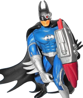 100% Complete Legends of Batman 1995 CYBORG BATMAN dc universe vintage elseworld - Image 1 of 3